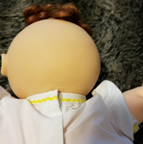 SOLD 1988 Cabbage Patch Kids Baby Doll w/ Yarn Hair - Picture 4 of 5